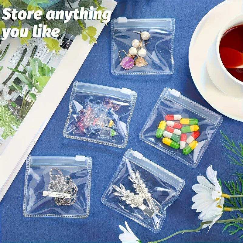 10-Piece Portable Travel Medicine Organizer Bag Set – Clear Medicine Organizer Bag Nixie