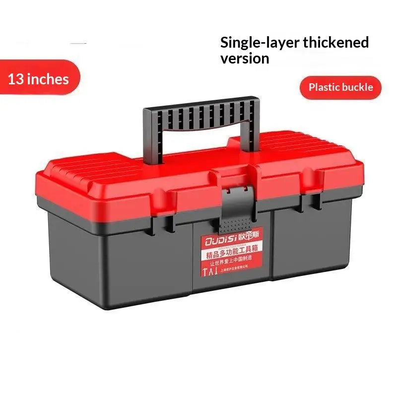 13-Inch Portable Tool Storage Box with Handle – ABS Plastic Tool Storage Box Nixie