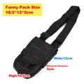 Nylon Belt Waist Pack Holster Pouch for Tools & Phone Belt Holster Pouch Nixie black