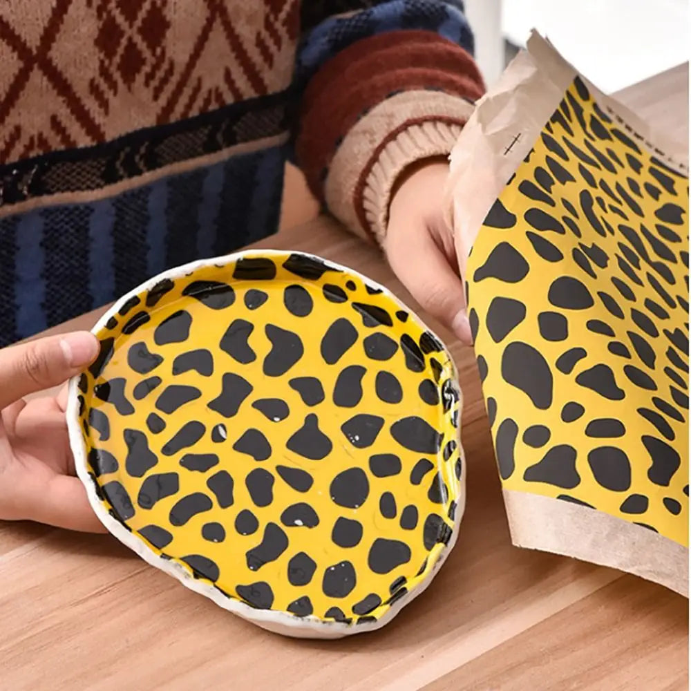 Pottery Clay Underglaze Decal Transfer Paper – Floral & Cartoon Ceramic Decal Paper Nixie