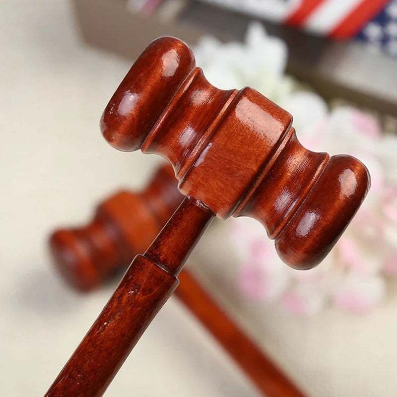 Mini Wooden Gavel Mallet – Judge Lawyer Desk Decoration Wooden Gavel Mallet Nixie