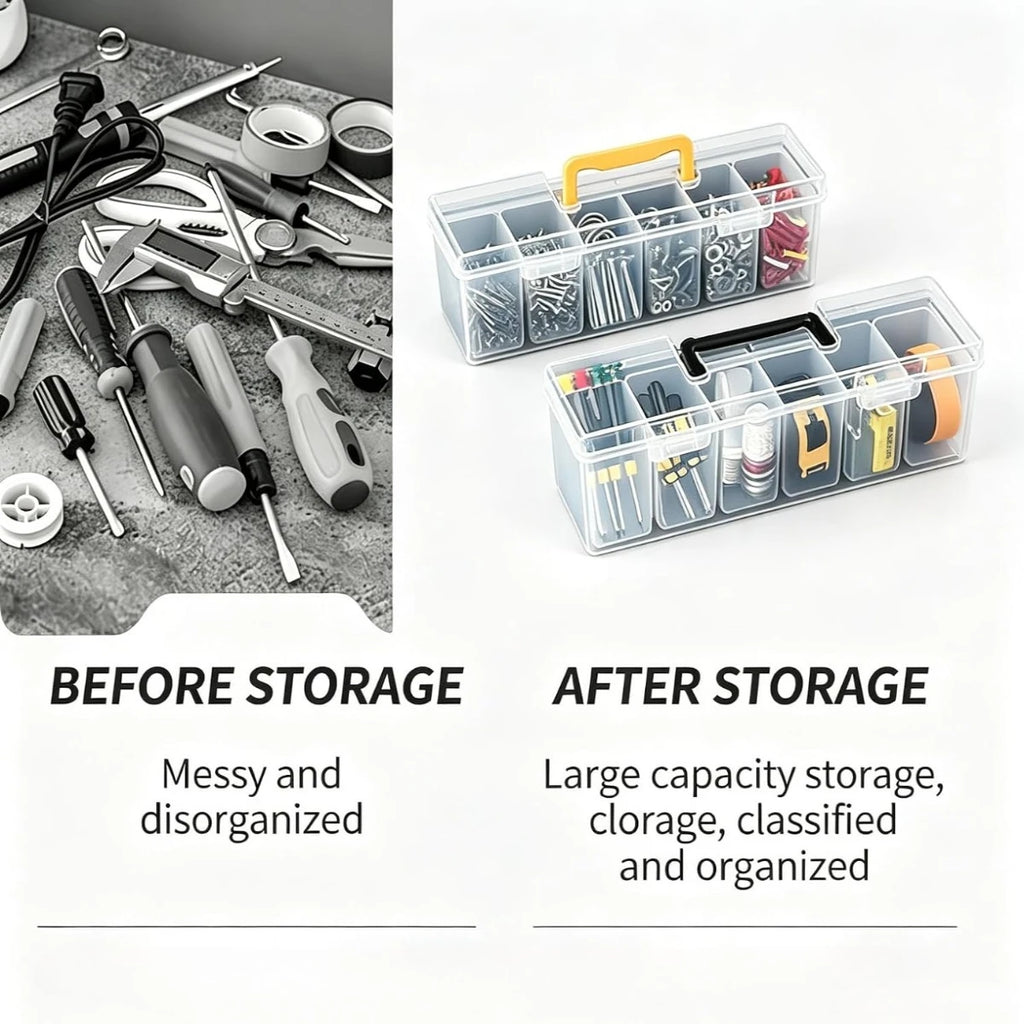 Multi-Compartment Sorting Box Set – Screw & Parts Organizer Parts Storage Organizer Nixie