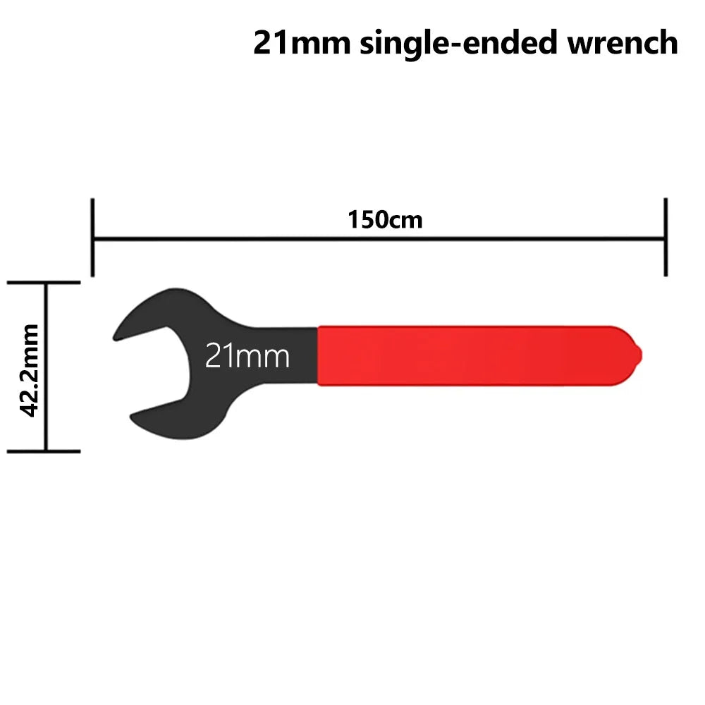 Thin Single Open End Wrench 15° Offset 7-32mm Metric Spanner Open End Wrench Nixie 21mm