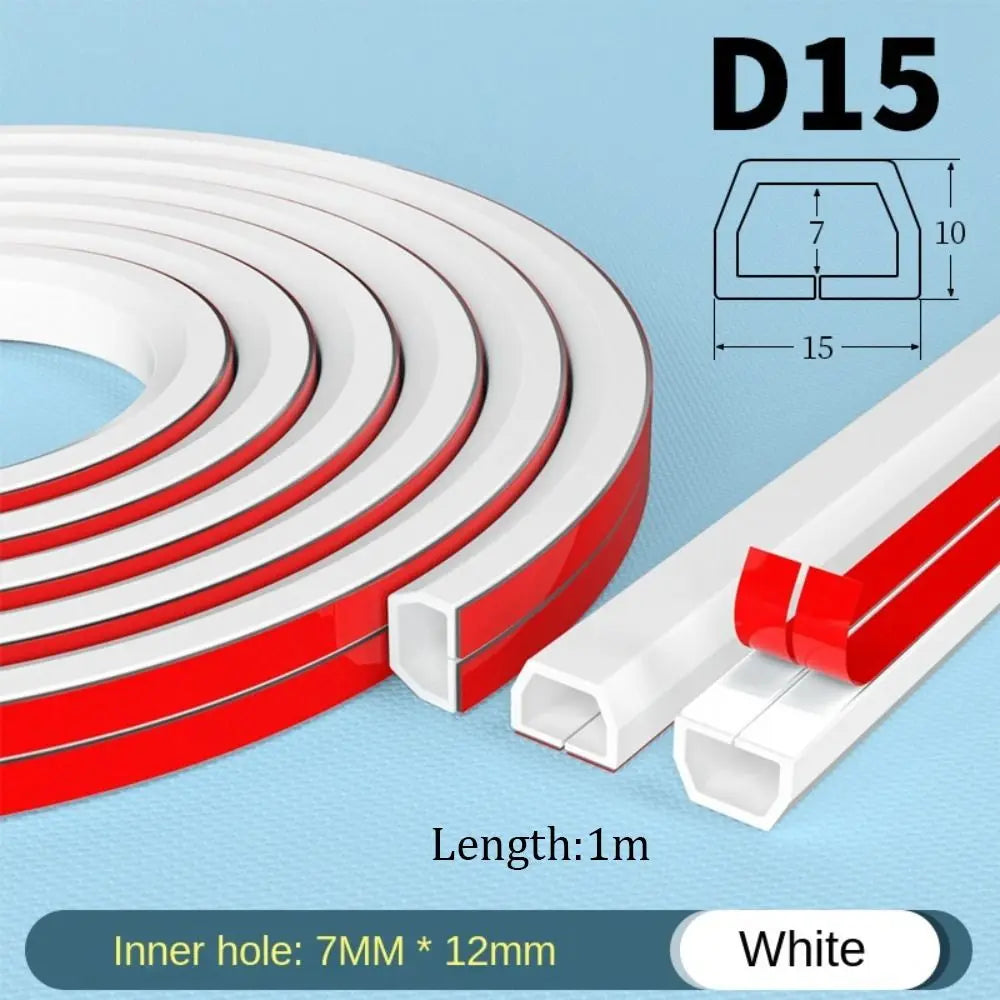 Self-Adhesive Floor Cord Cover Trapezoid Cable Duct Protector