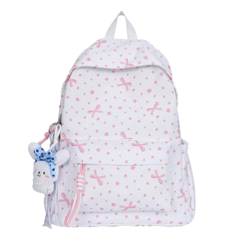 Korean Floral School Backpack – Lightweight Girls Bag School Backpack Nixie