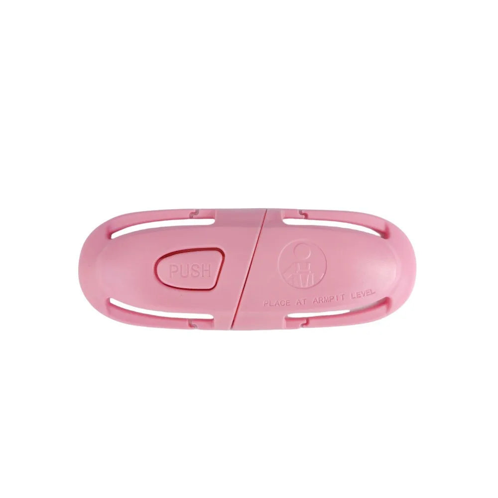 Child Car Seat Chest Harness Clip – Adjustable Safety Belt Car Seat Accessory Nixie Pink