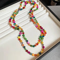 Bohemian Shell Beaded Double Layer Stackable Long Necklace Bohemian Beaded Necklace Nixie Style 08