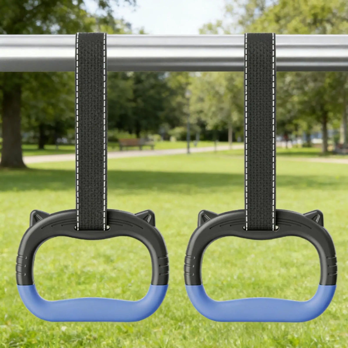 Kids Gymnastics Rings 440 lbs – Adjustable Straps & Pull-Up Bar Kids Gymnastics Rings Nixie