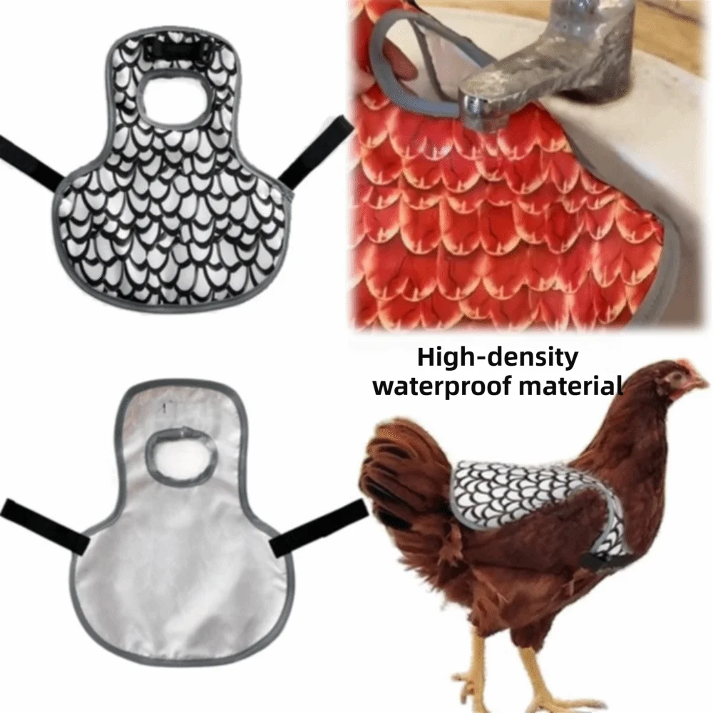 Breathable Chicken Saddles for Hens – Adjustable Back Protector