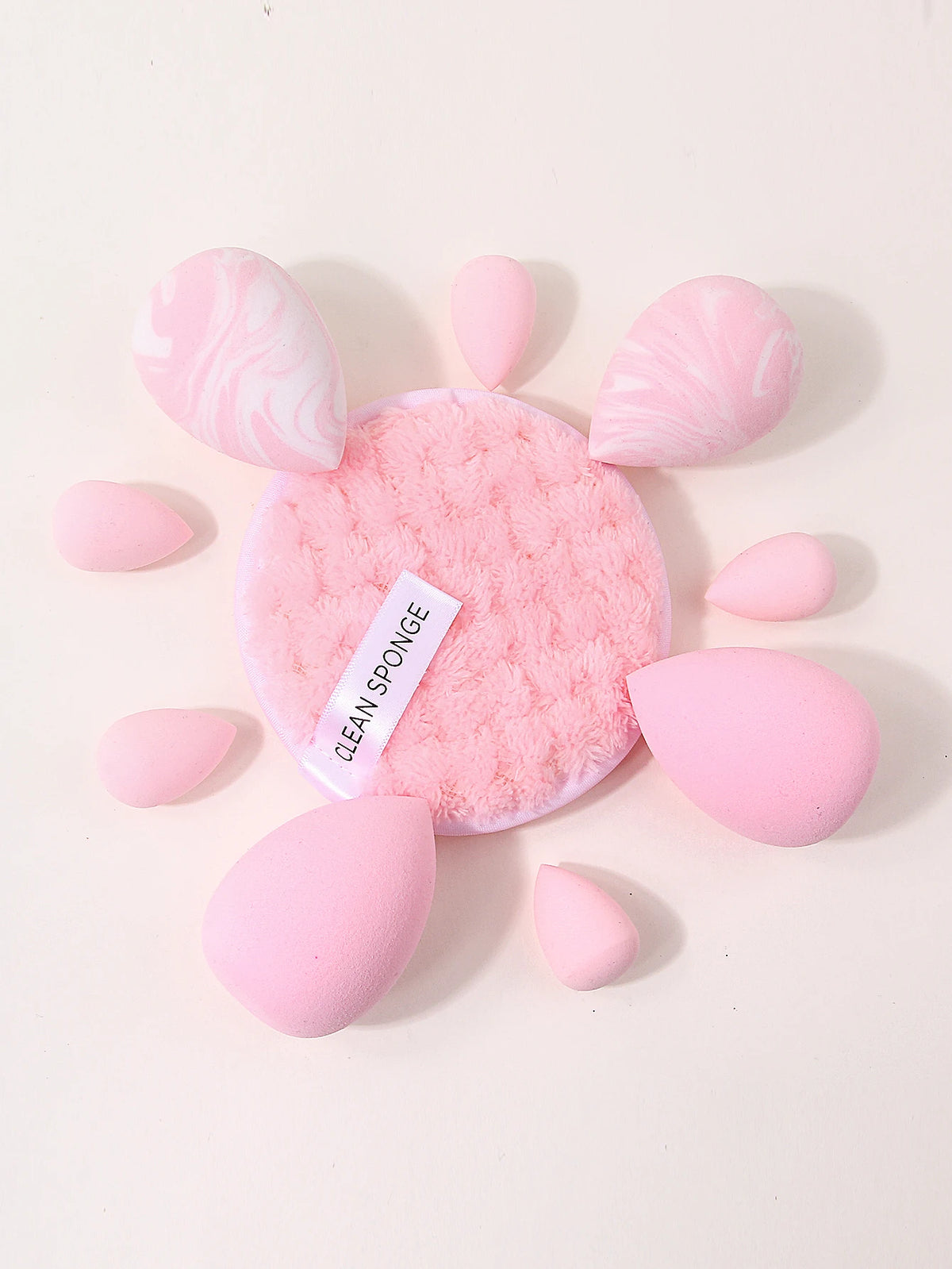 10Pcs Makeup Sponge Set – Multi-Shape Blending & Cleansing Pads Makeup Sponge Set Nixie