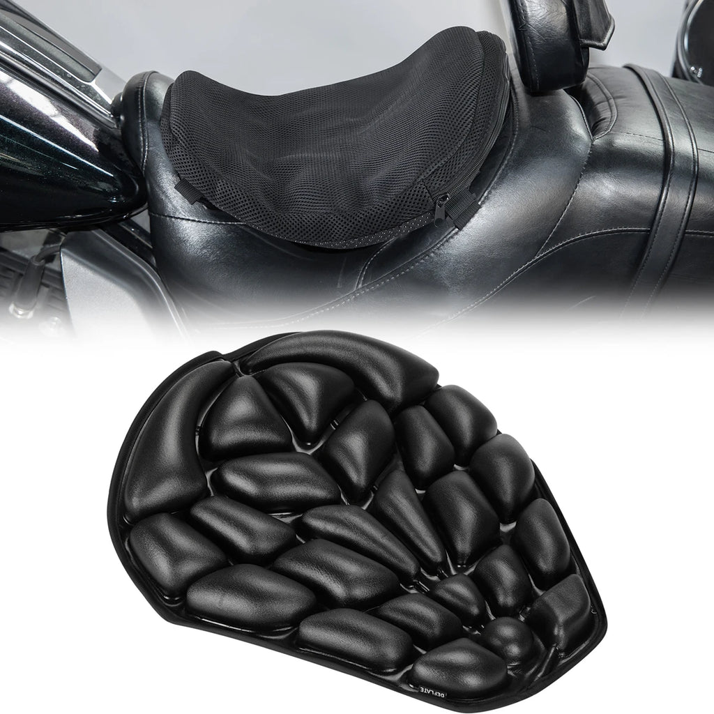 KEMIMOTO 3D Air Inflatable Motorcycle Seat Cushion for Touring Motorcycle Seat Cushion Nixie