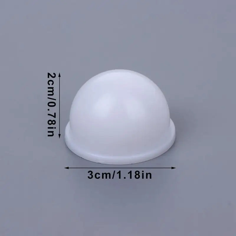 White Spherical Light Sensor Dome Cover – Light Meter Housing 5/10Pcs