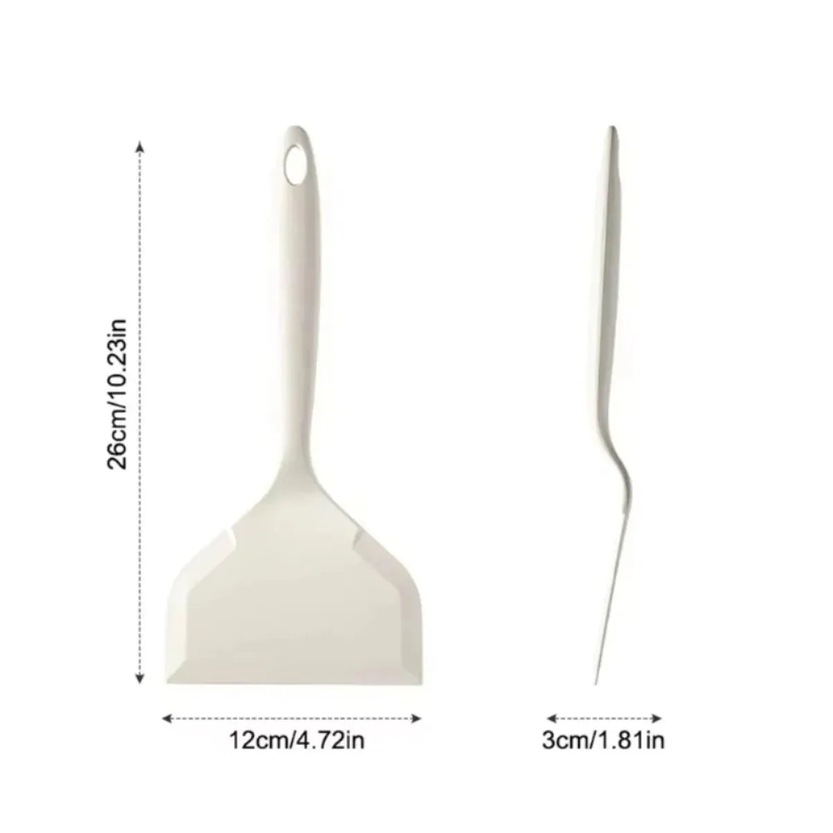 Silicone Tamagoyaki Spatula – Heat Resistant, Non-Scratch Kitchen Spatula Nixie