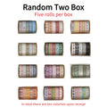 10pcs Cute Cartoon Washi Tape Set – Grid & Star Designs Decorative Washi Tape Nixie Random 2box
