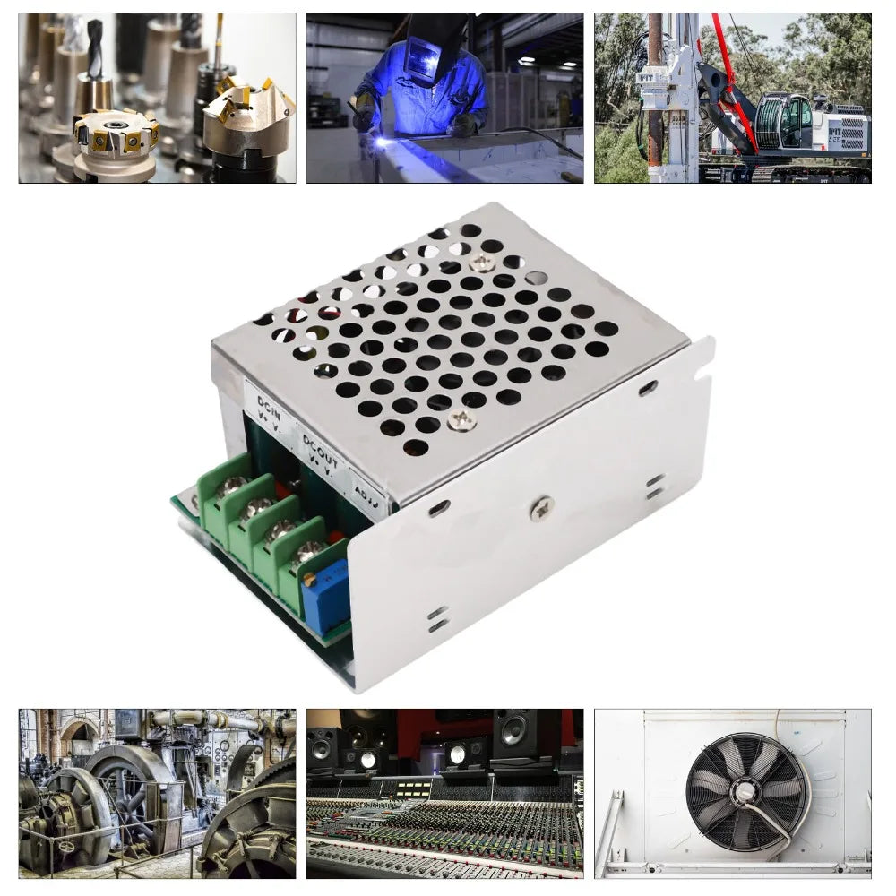 DC-DC Step Down Module 12-75V to 2.5-50V 400W Adjustable DC-DC Converter Module Nixie