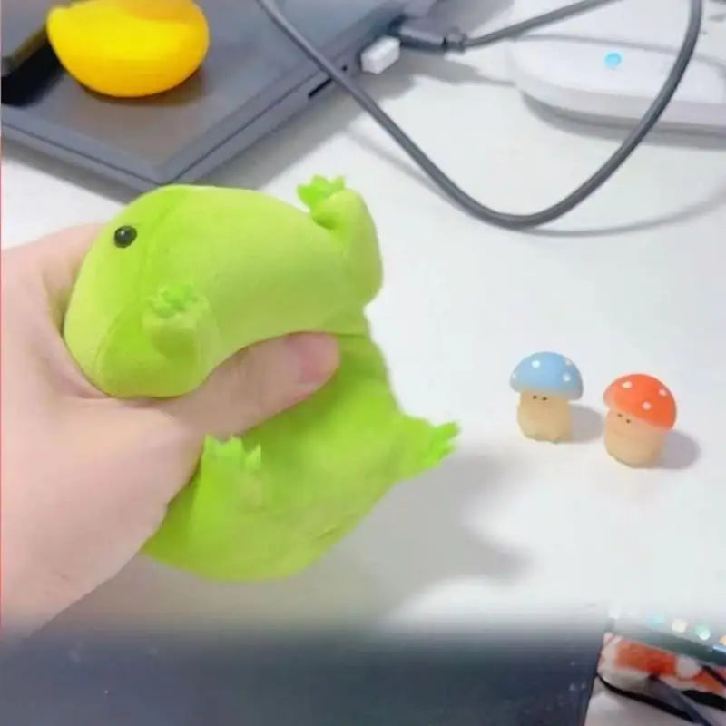 Cute Green Frog Plush Toy Soft Fluffy Plushie Pendant 1-2 Pcs Plush Toy Figurine Nixie
