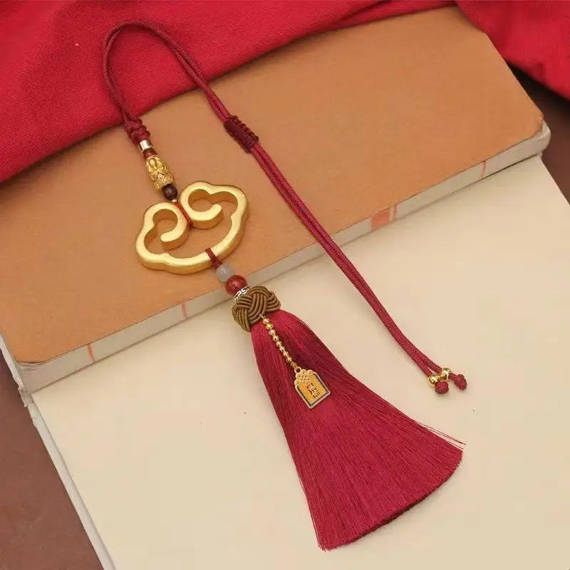 Chinese Cloud Lock Tassel Ornament – Car & Home Décor Gift Hanging Ornament Nixie