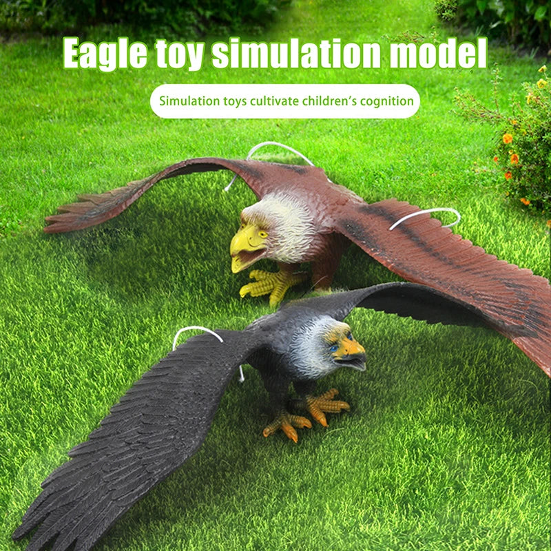 Hanging Eagle Decoy Figurine – Garden Bird Deterrent Ornament Garden Bird Deterrent Nixie