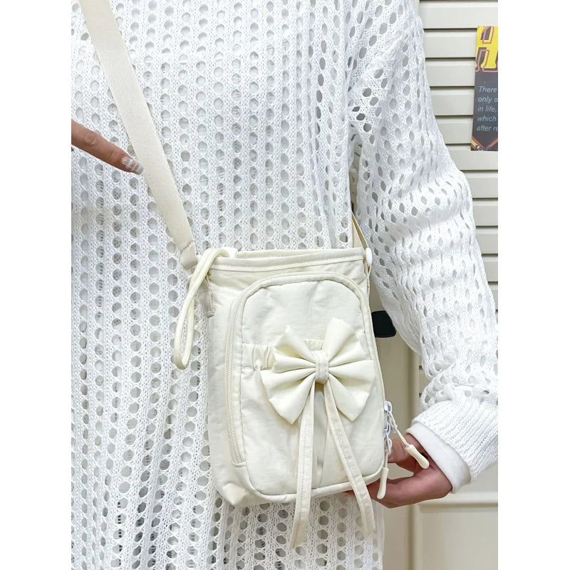 Bowknot Crossbody Phone Bag Women | Stroller Bottle Bag Crossbody Bag Nixie