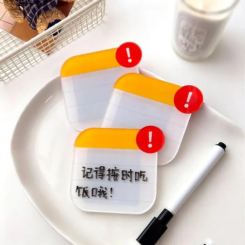Mini Acrylic Magnetic Fridge Whiteboard – Dry Erase Memo Board Magnetic Whiteboard Nixie