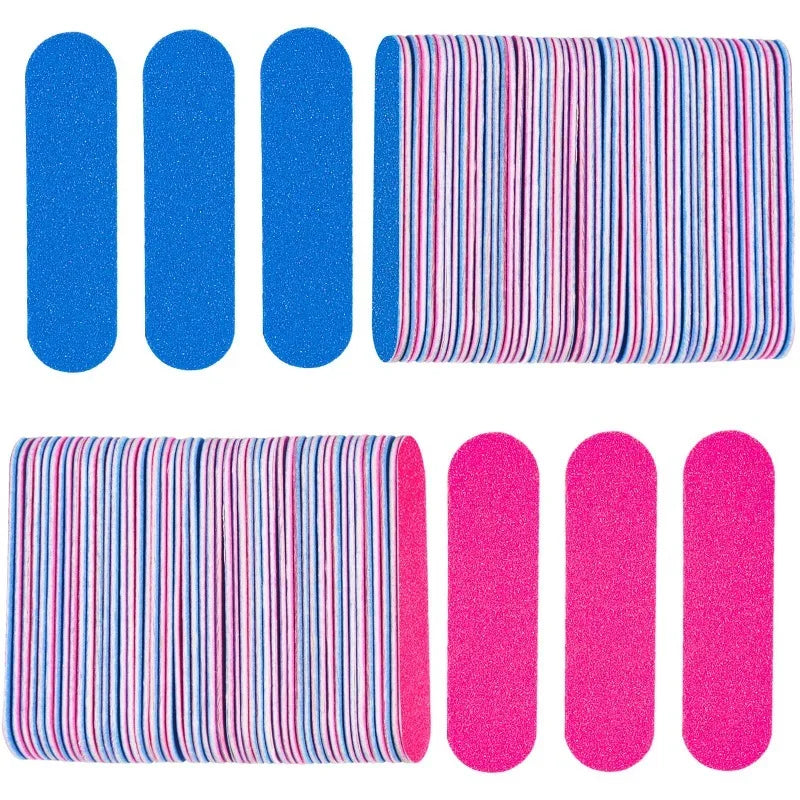 Mini Nail Files Bulk 50 Pcs Double Sided Emery Boards Travel Size Nail Files Nixie 2 Inch (50 Pcs)