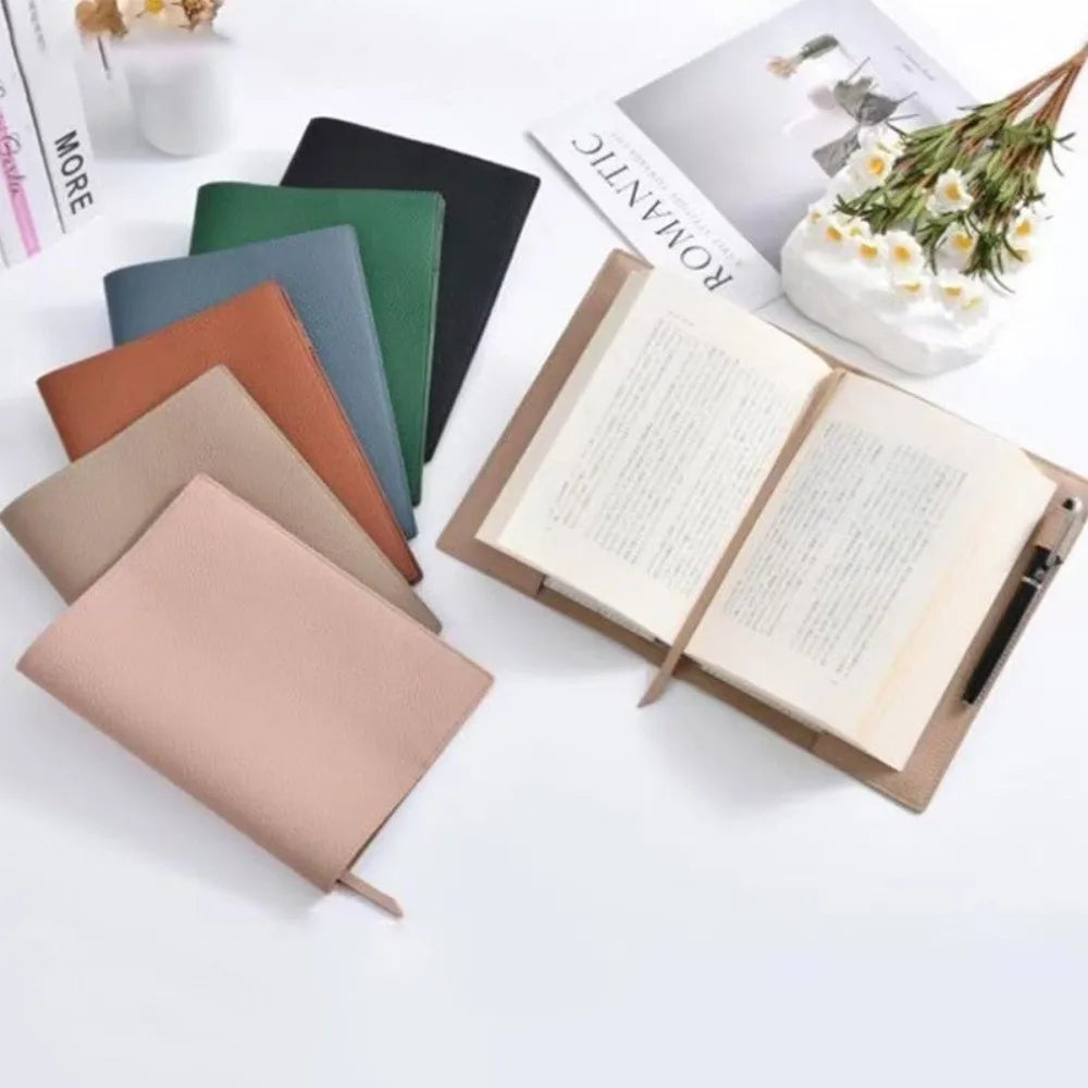 A5 PU Leather Notebook Cover – Replaceable Solid Color