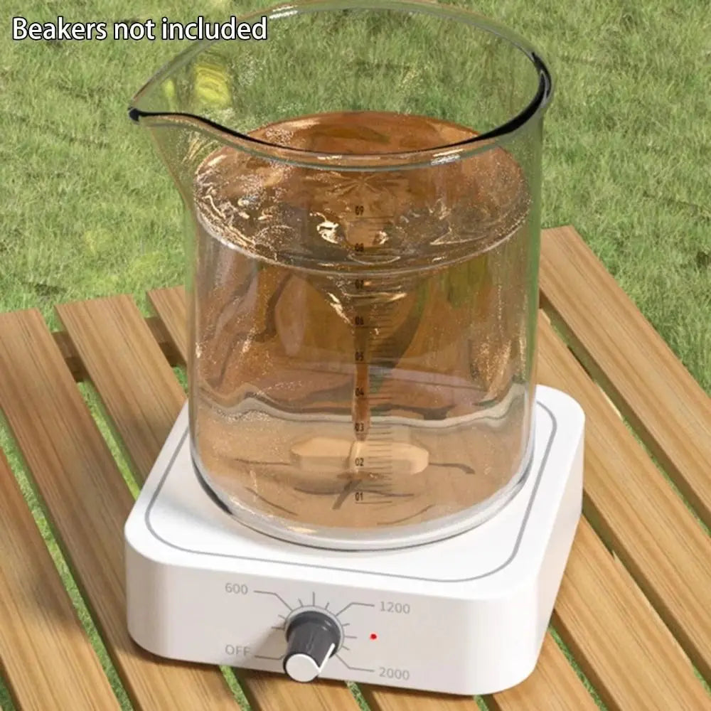 Magnetic Stirrer Lab Stir Plate Brushless DC 2000RPM Battery Magnetic Stirrer Nixie