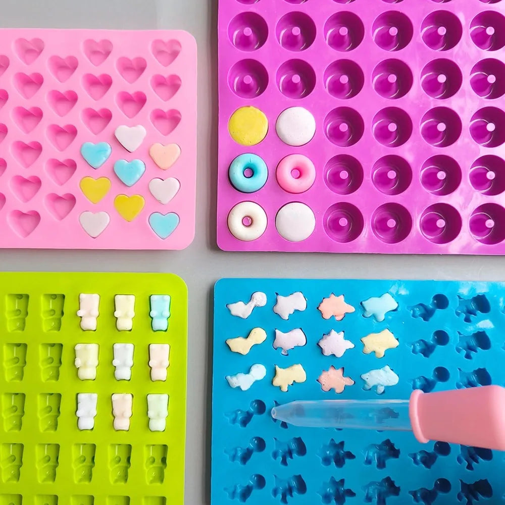 Silicone Gummy & Chocolate Molds – Nonstick DIY Baking Molds Silicone Baking Mold Nixie
