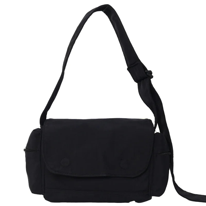 Nixie Large Canvas Shoulder Bag – Wide Strap Women's Tote