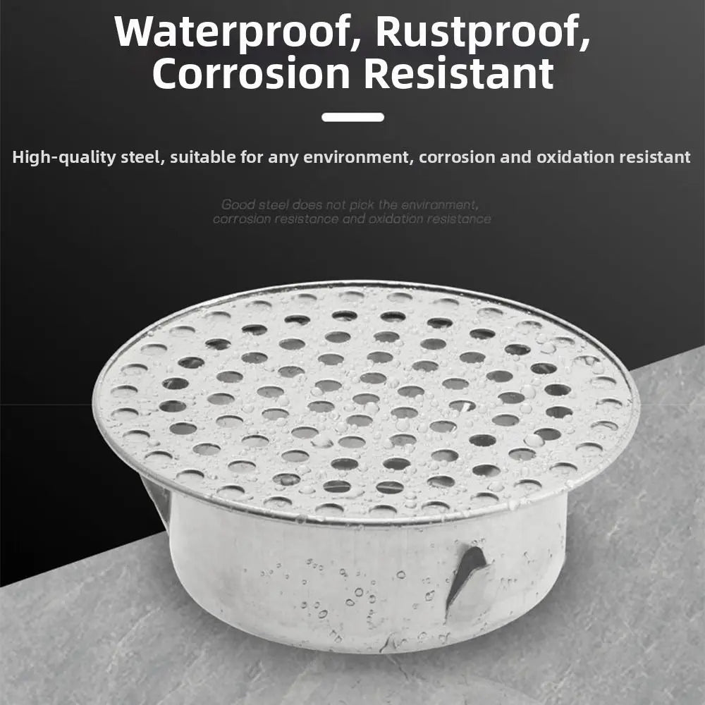 Round Hole Gutter Guard Net – 304 Stainless Steel Drain Filter Gutter Guard Filter Nixie