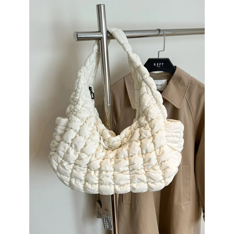 Puff Pleated Cloud Bag – Women's Large Crossbody Shoulder Bag Women's Crossbody Bag Nixie