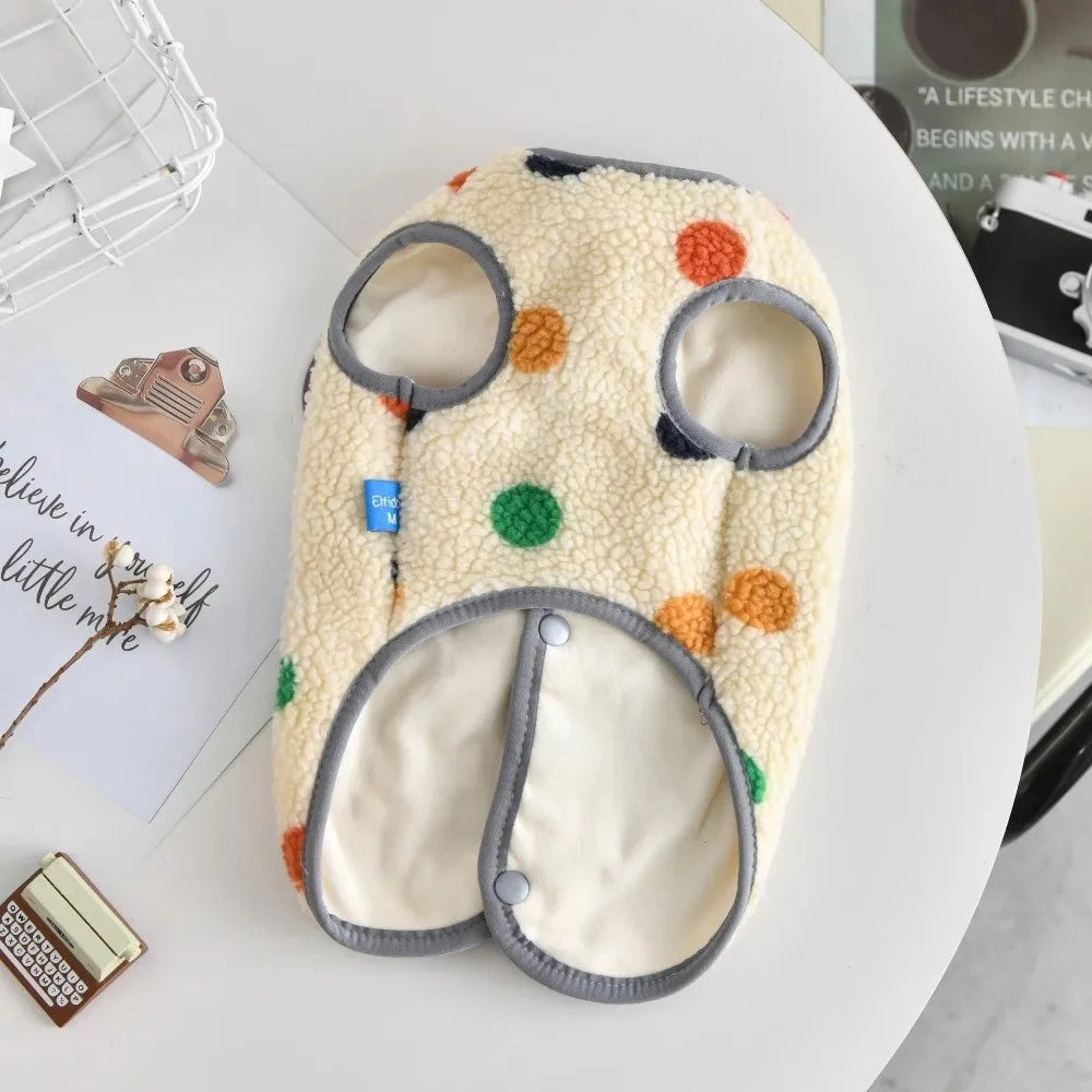 Warm Lamb Wool Dog Vest Coat XS–6XL | Puppy Winter Clothes Dog Vest Coat Nixie