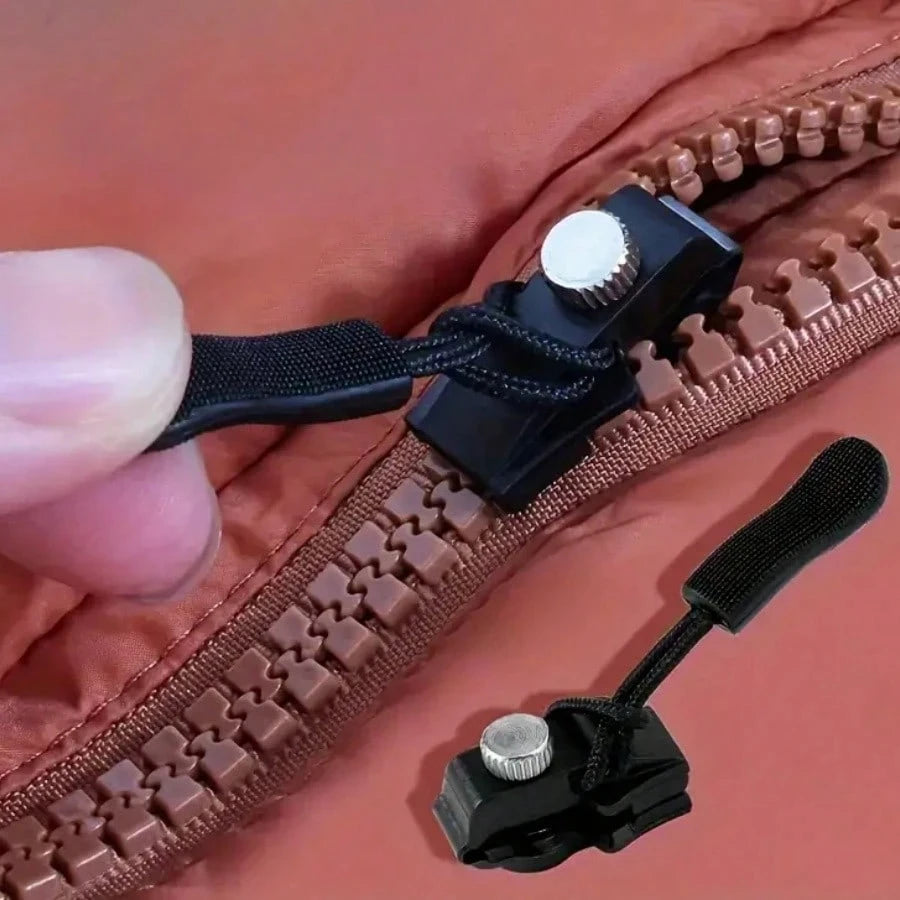 Zipper Repair Kit 3–60 Pcs | Replacement Slider Pull 3 Sizes