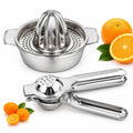 2-Piece Stainless Steel Lemon Squeezer & Citrus Juicer Set Citrus Juicer Set Nixie 1 SET