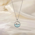 Women's Heart Pendant Stainless Steel Clavicle Chain Necklace Heart Pendant Necklace Nixie XL1416-2