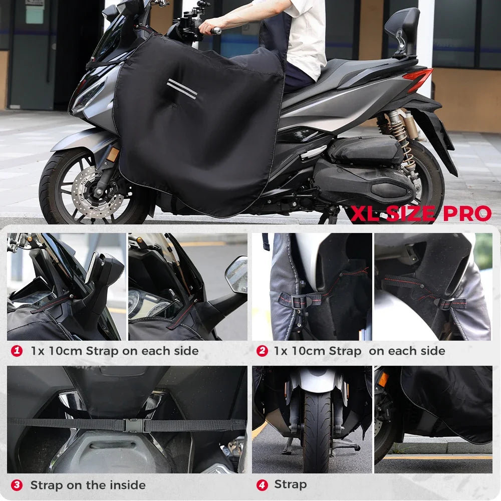 KEMITOUR Scooter Leg Cover Winter Windproof Water-Repellent Warmer Scooter Leg Cover Nixie