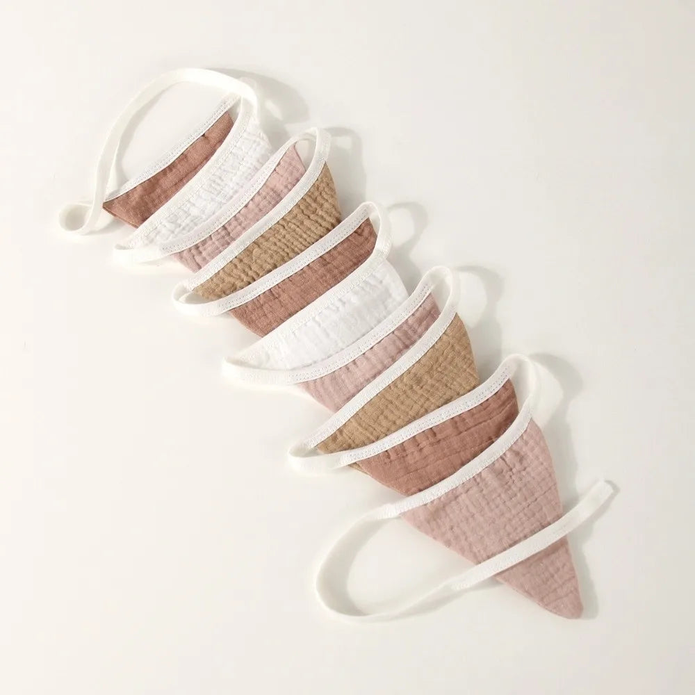 Boho Cotton Bunting Banner – Triangle Party Flag Decoration Party Bunting Banner Nixie