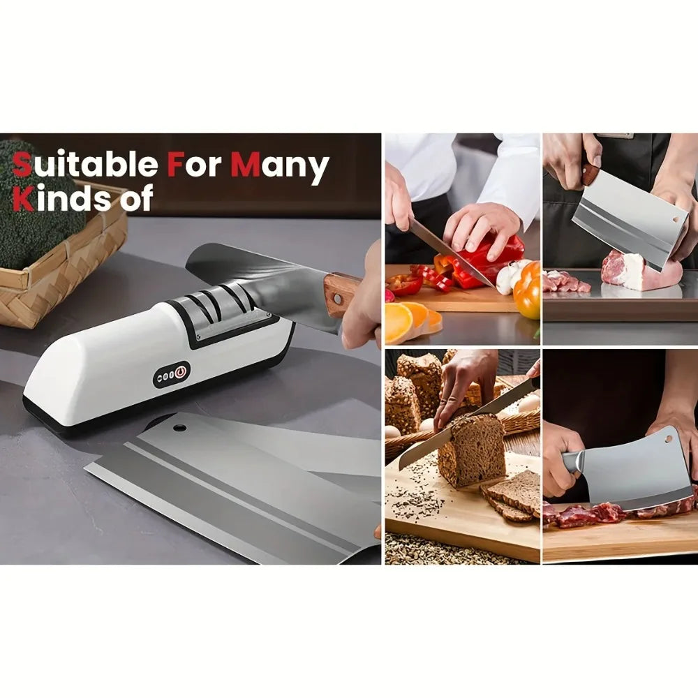 FEB.WIND Portable Multifunctional Knife Sharpener | Non-Slip Base