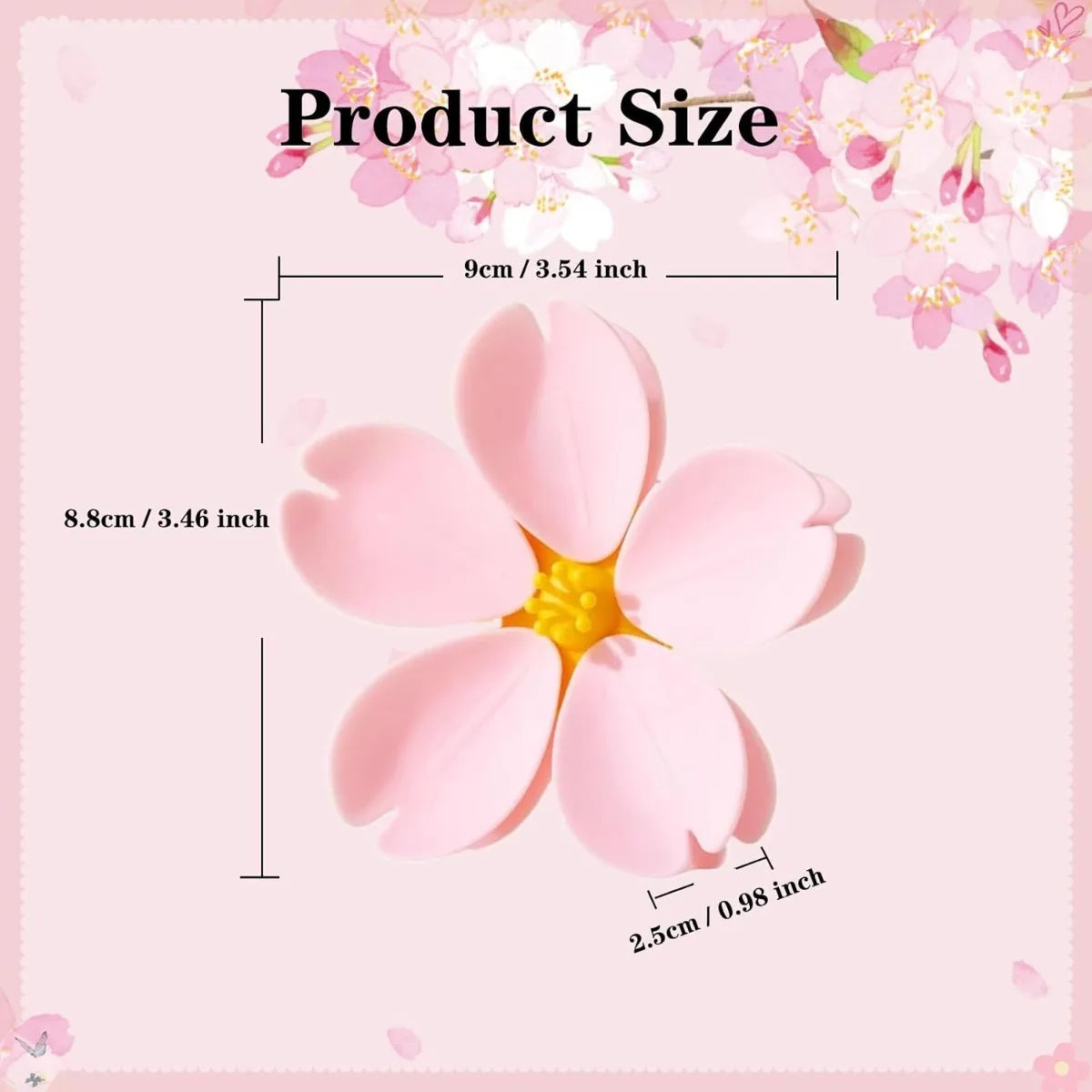 Sakura Magnetic Fridge Clip – Flower Food Bag Sealer Magnet Magnetic Bag Clip Nixie