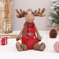 Christmas Elk Plush Doll Ornament 45cm – Festive Reindeer Decor Plush Holiday Ornament Nixie A1