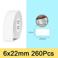Niimbot D11 D110 D101 White Waterproof Thermal Label Paper Roll Thermal Label Paper Nixie White 07