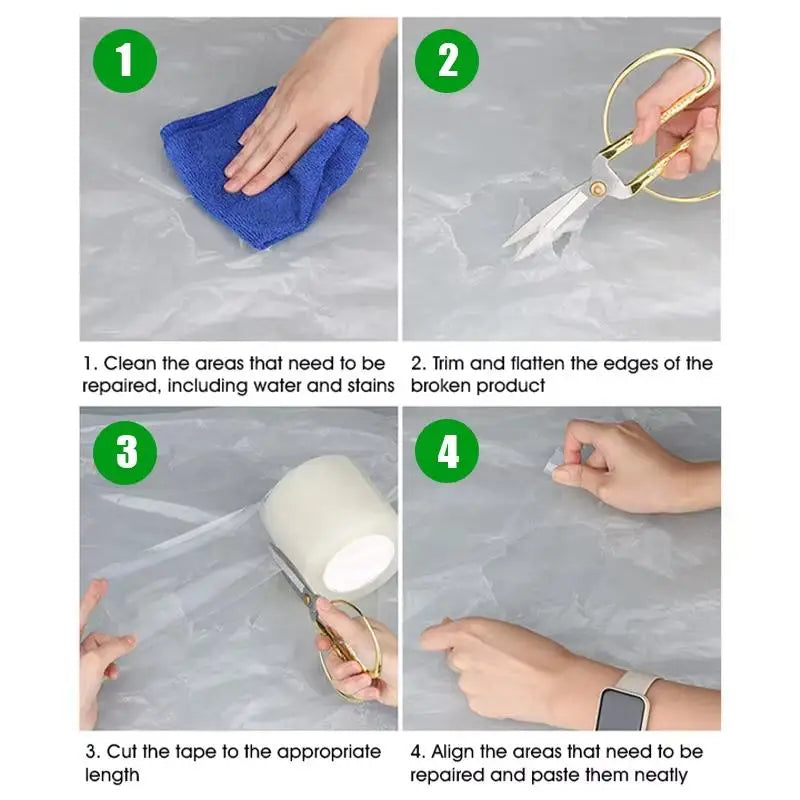 10M UV-Resistant Waterproof Greenhouse Film Repair Tape PE Greenhouse Repair Tape Nixie