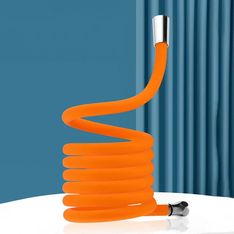 Silicone Flexible Shower Hose Anti-Kink 1.5M/2M High Pressure Shower Hose Nixie