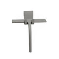 Metal Shower Squeegee with Hook – Silicone Window Scraper