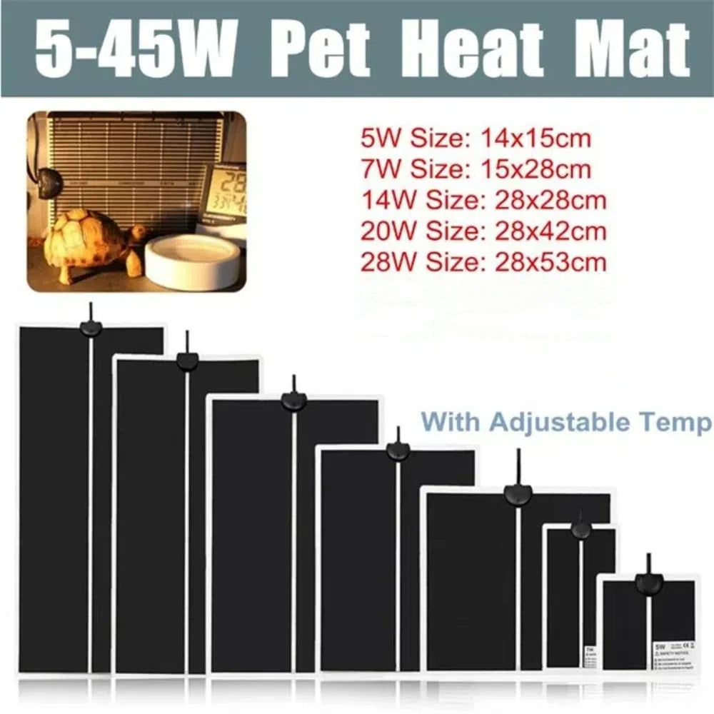 Seedling Heat Mat 5–28W with Temp Controller | EU 220V Plug