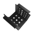 4-Bay 2.5" to 3.5" SSD Hard Drive Mounting Adapter Bracket Hard Drive Adapter Nixie black