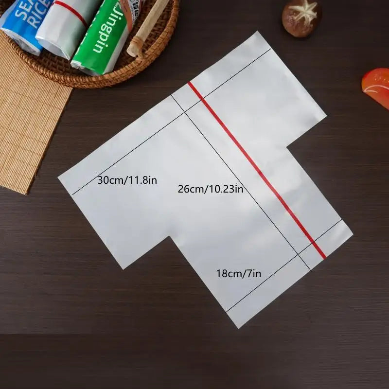 Disposable Sushi Roll Wrapping Bags – Japanese Cartoon 20/100 Pcs Food Packaging Wrap Nixie
