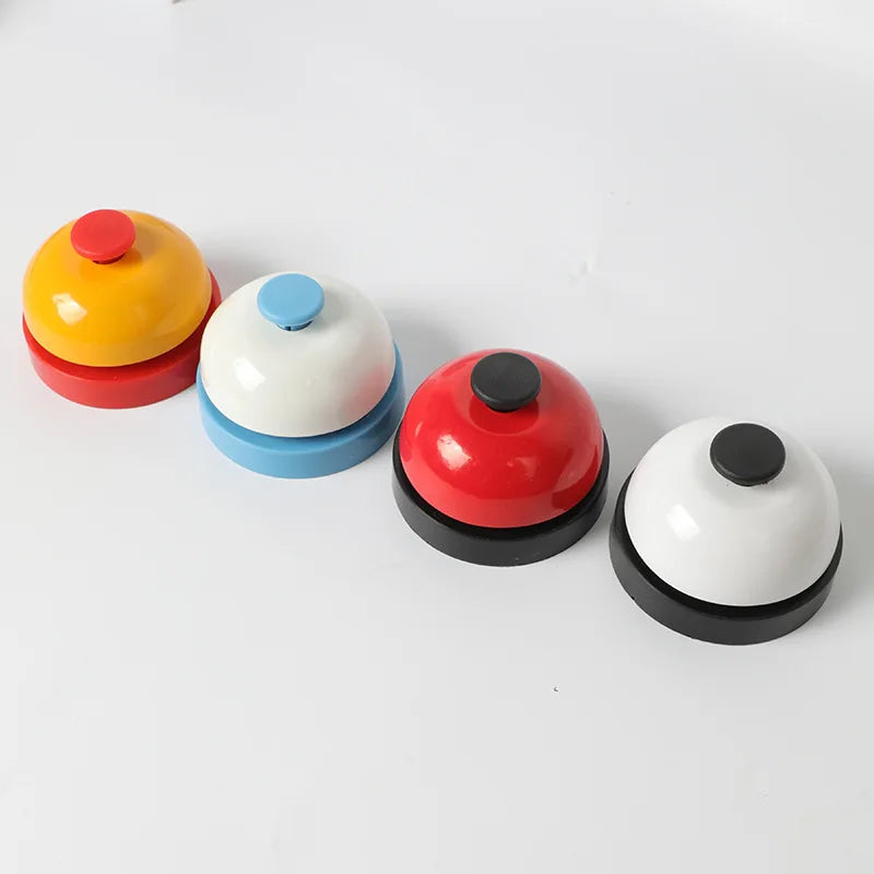 Multi-Color Table Handbell – Restaurant, Classroom & Party Table Service Bell Nixie