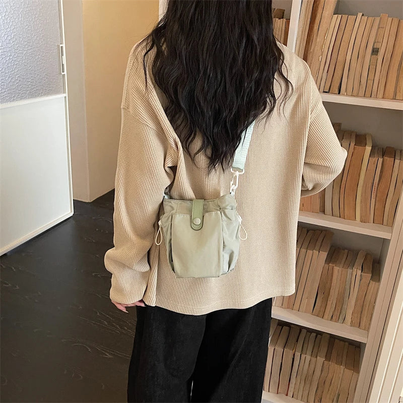 Korean Bucket Bag Women's Large Capacity Crossbody | Nixie Crossbody Bucket Bag Nixie