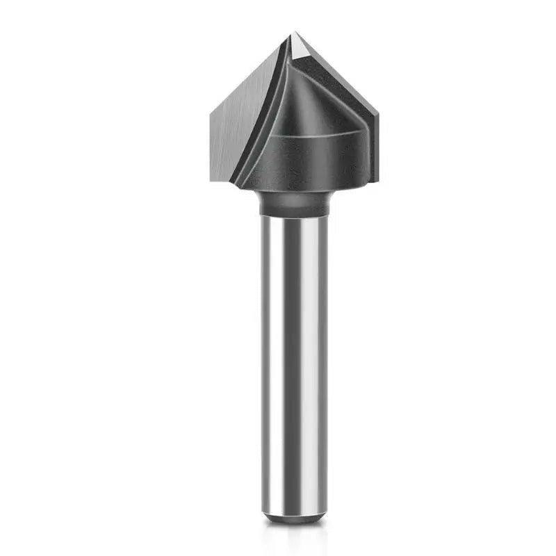 90° V-Groove Router Bit 1/4" & 1/2" Shank – Wood & ACP V-Groove Router Bit Nixie